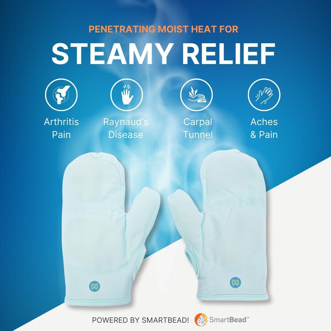 Guantes Calentadores NatraCure para Mano Microondas - Alivio Artritis