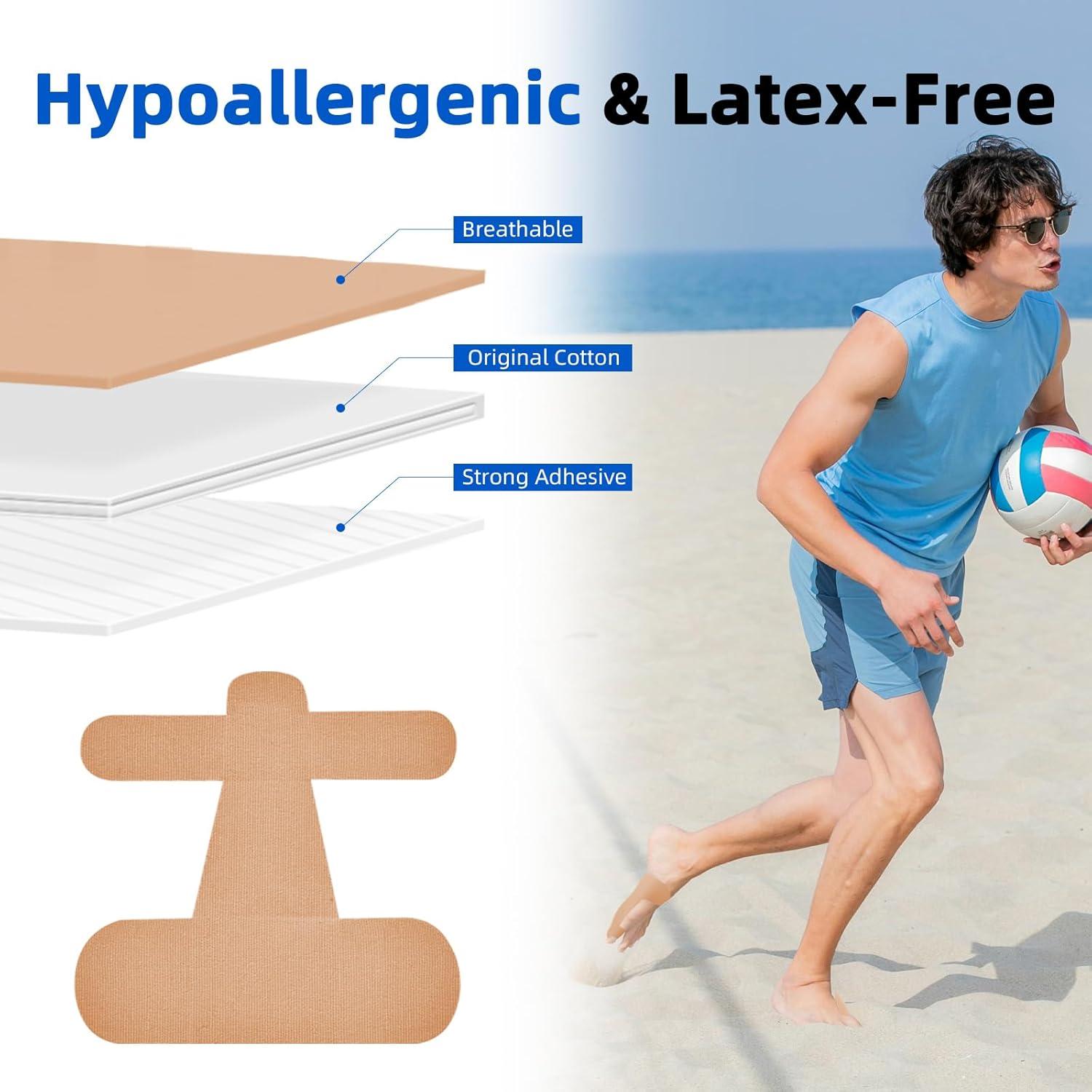 Cinta Kinesiológica Precortada IEADEN para Juanetes 40 Pcs