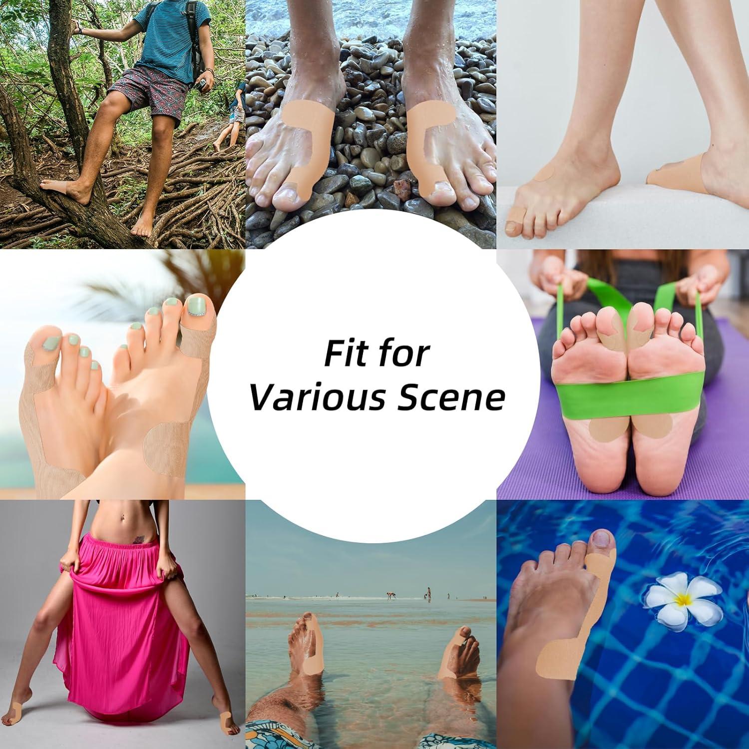 Cinta Kinesiológica Precortada IEADEN para Juanetes 40 Pcs