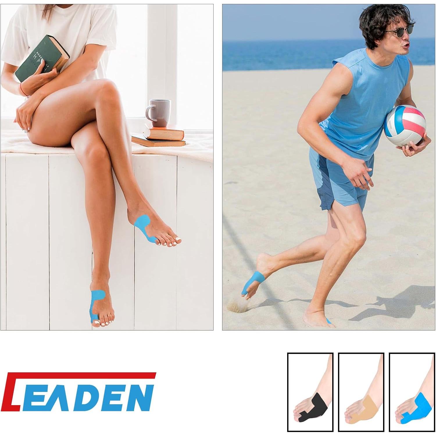 Cinta Kinesiológica Precortada IEADEN para Juanetes 40 Pcs