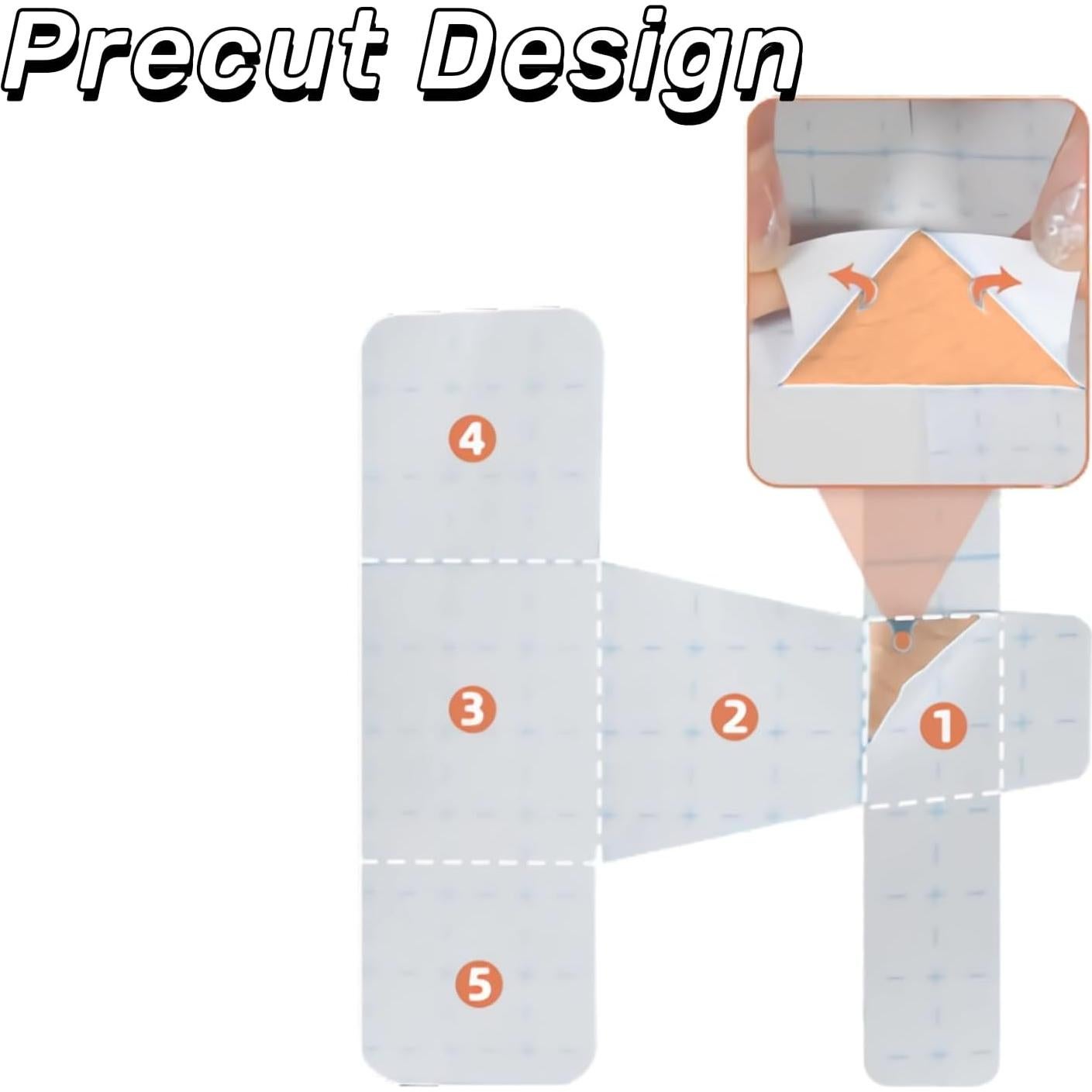 Cinta Kinesiológica Precortada IEADEN para Juanetes 40 Pcs