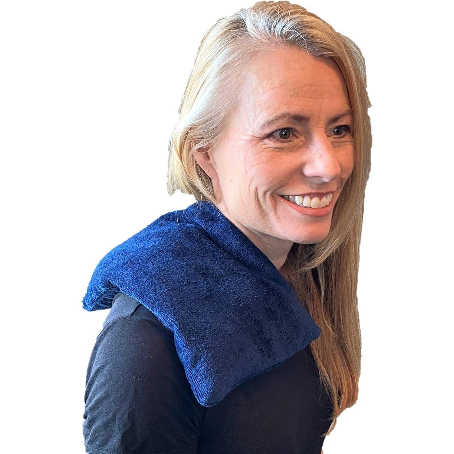 Almohadilla Térmica Microondas Bravos 33x18cm Rosa para Dolor