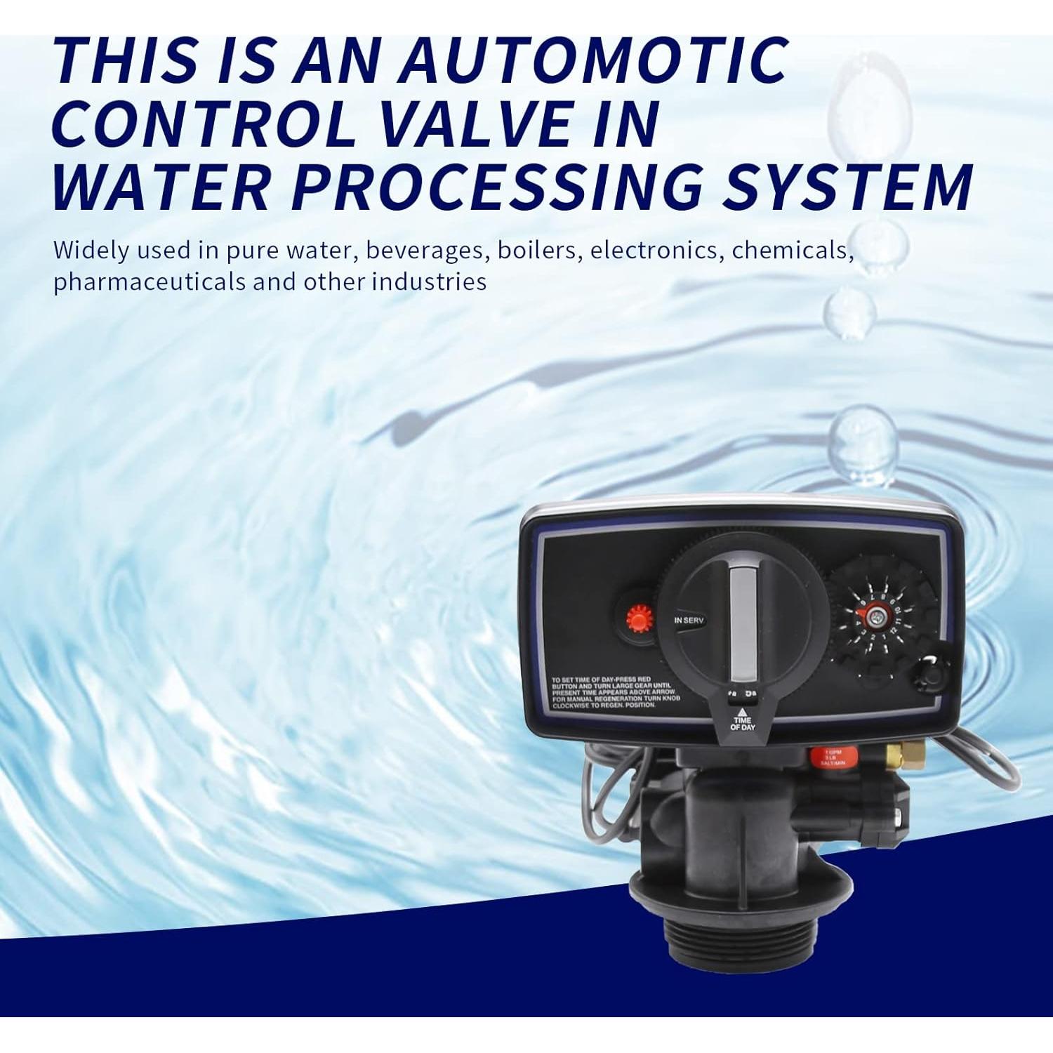 Válvula de Ablandador de Agua MDEOOSKY 22-28 cm Rosca Fina