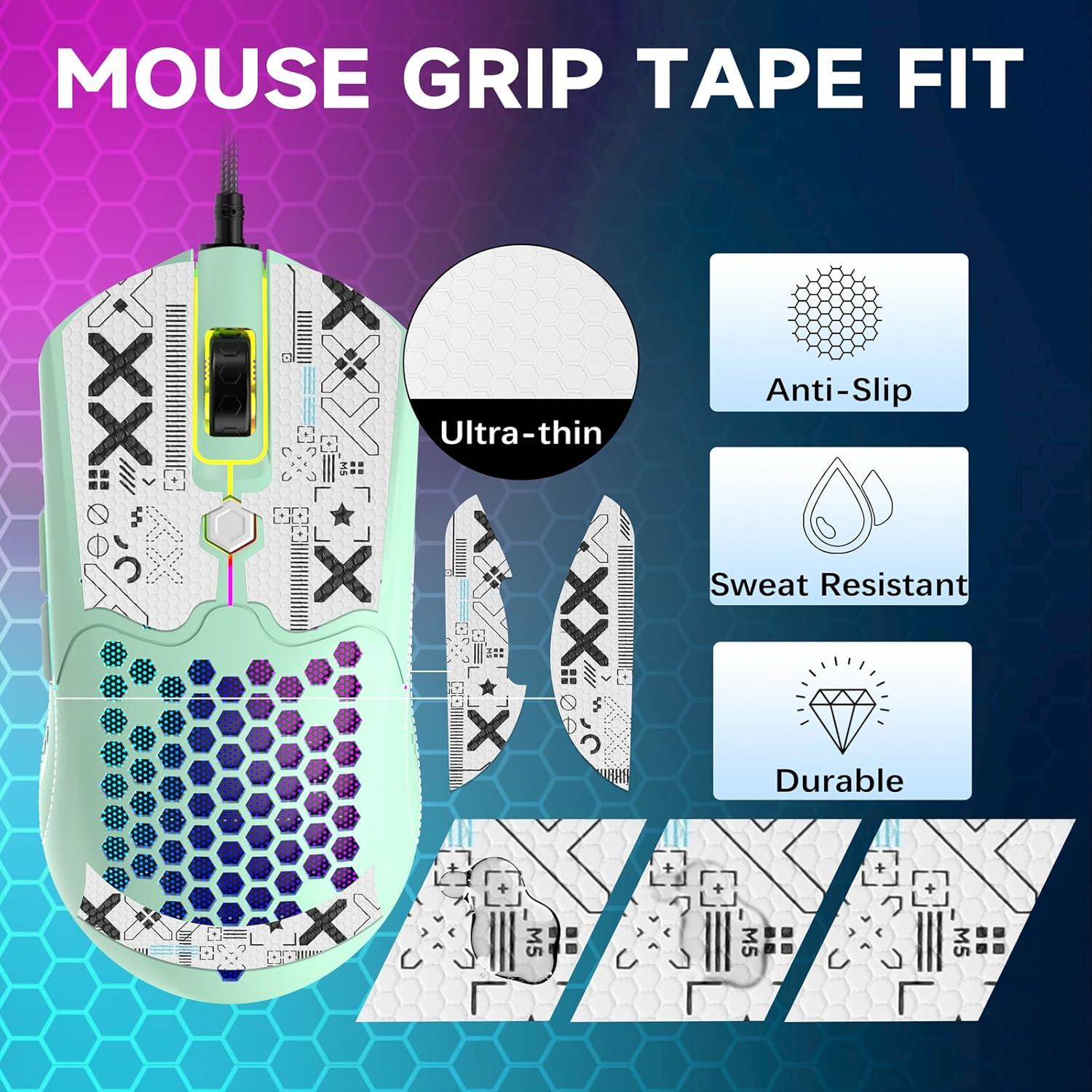 Ratón Gaming ZIYOU LANG M5 RGB 12000 DPI Ligero Verde