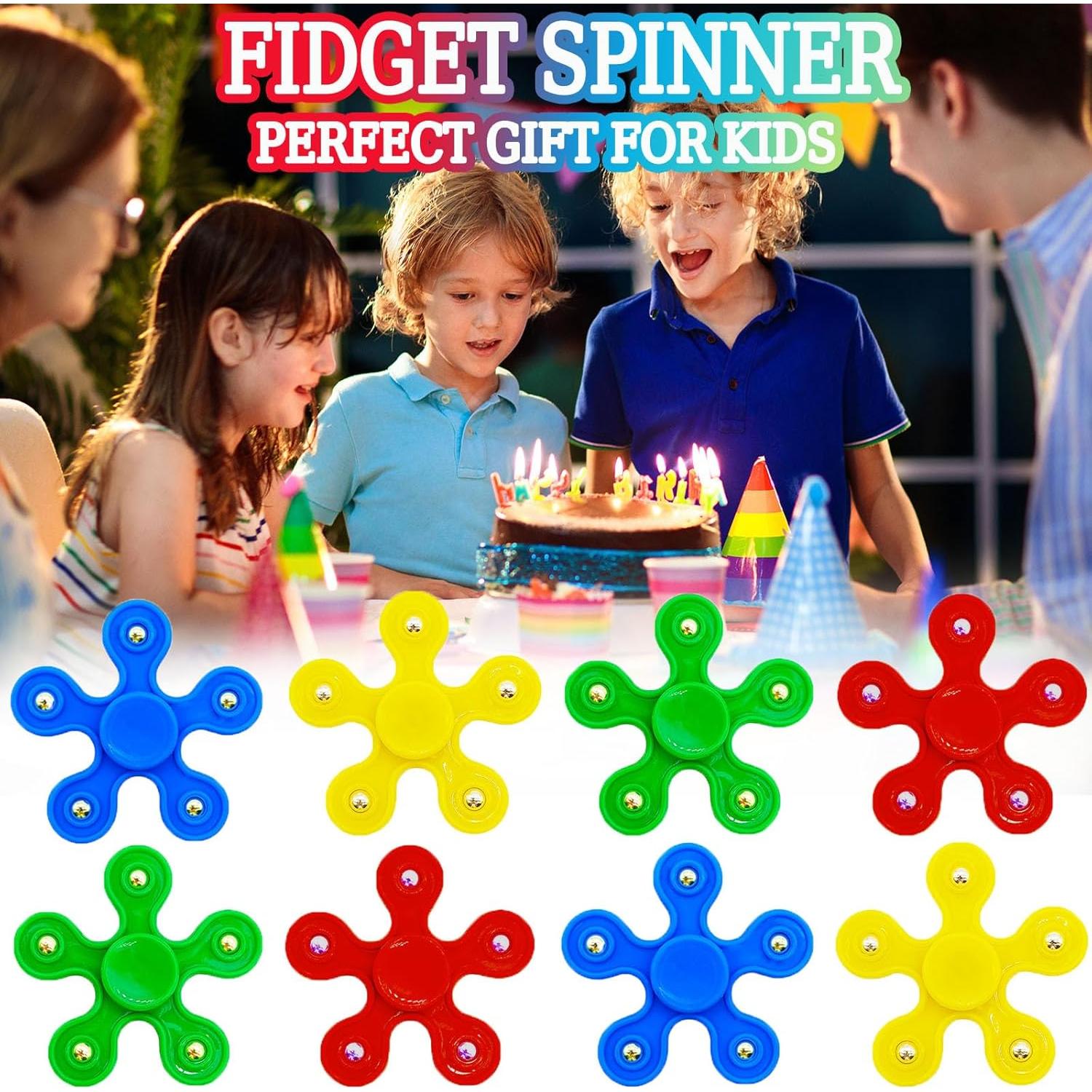 16 Spinners Antiestrés TGIQROVE 6 cm para Niños y Adultos