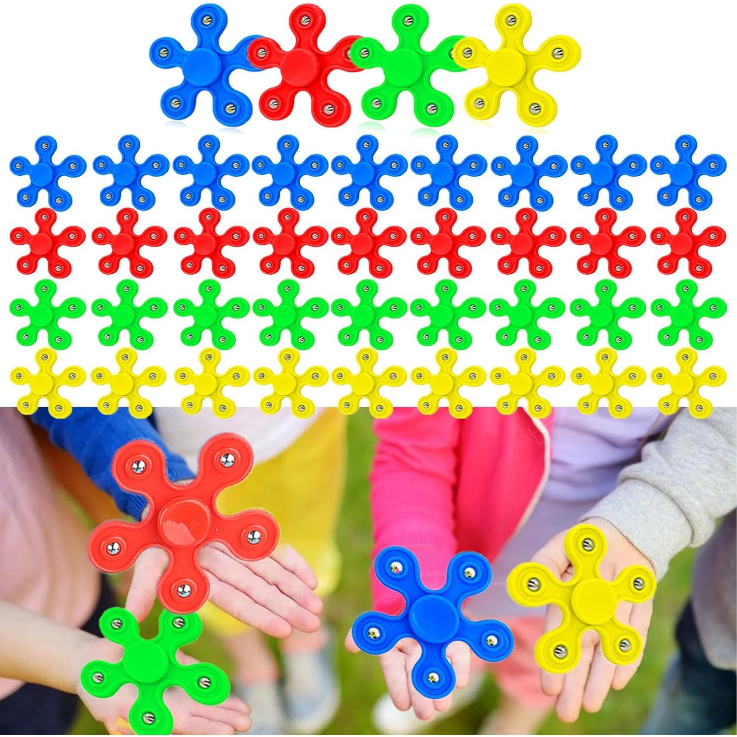 16 Spinners Antiestrés TGIQROVE 6 cm para Niños y Adultos