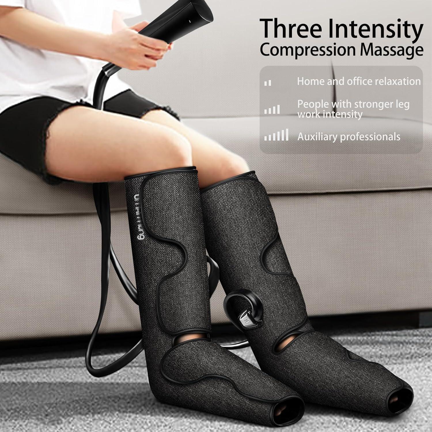 Masajeador de Piernas y Pies UMARMUNG con Calor y Compresión