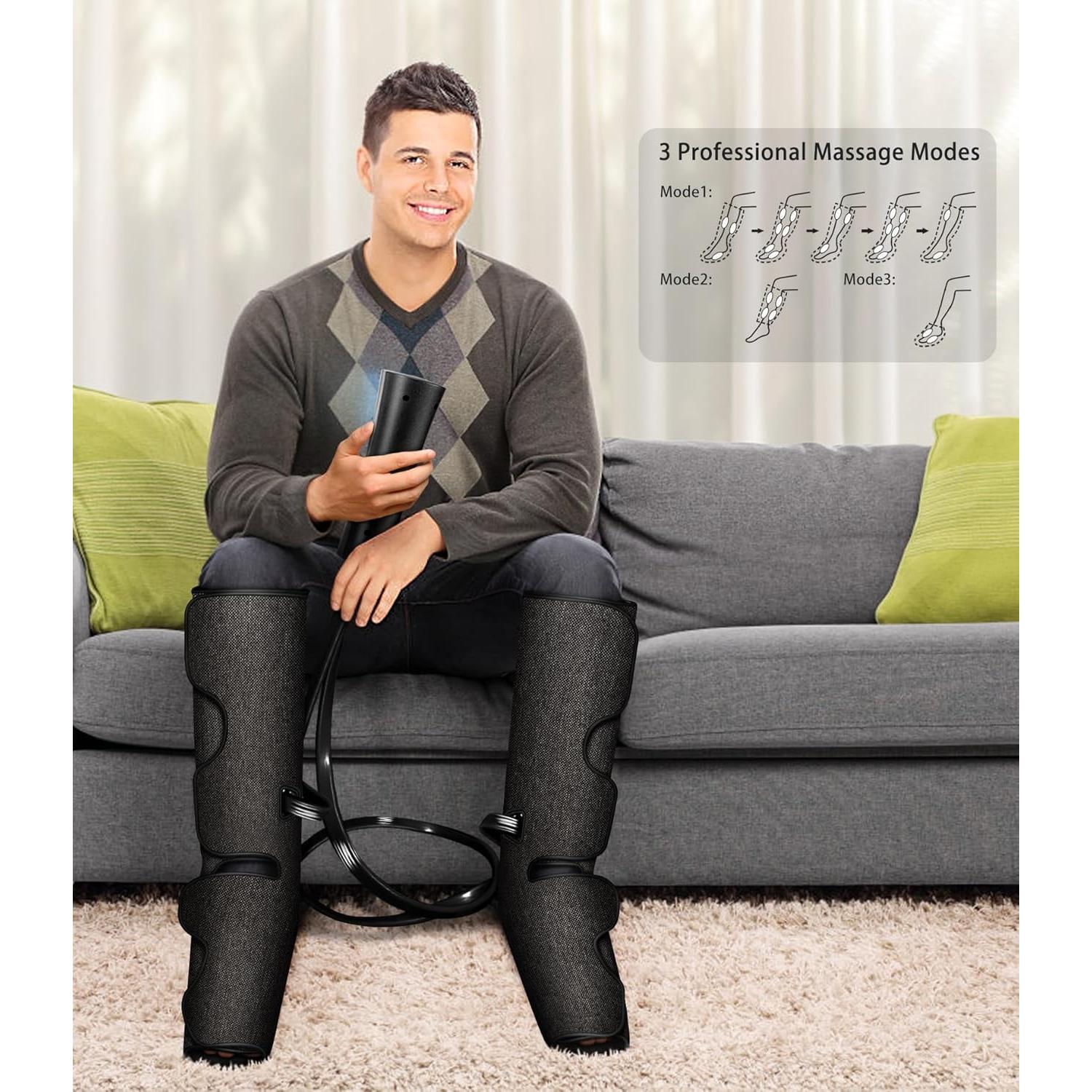 Masajeador de Piernas y Pies UMARMUNG con Calor y Compresión