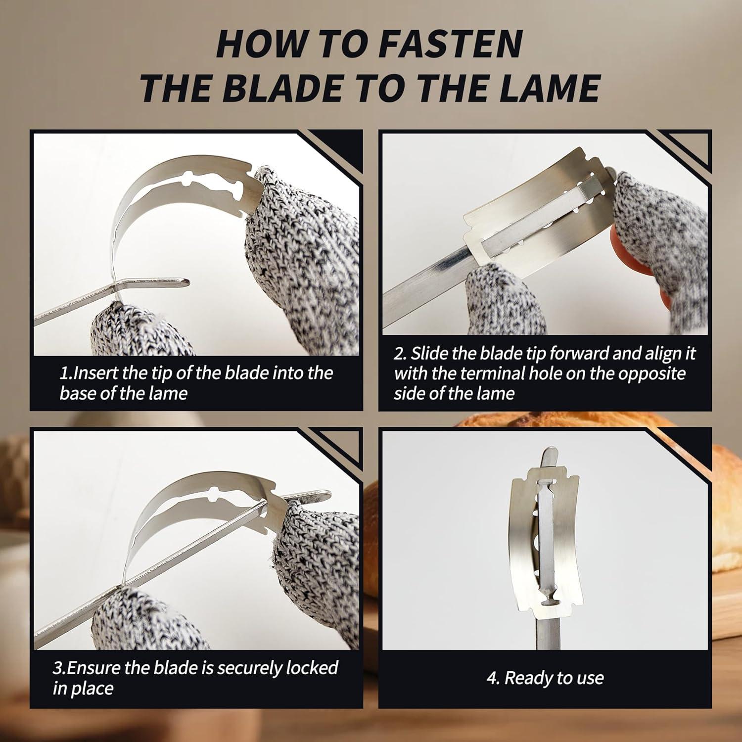 Cuchillo Cortador de Pan Sourdough Vinoil - 10 Cuchillas Inoxidable