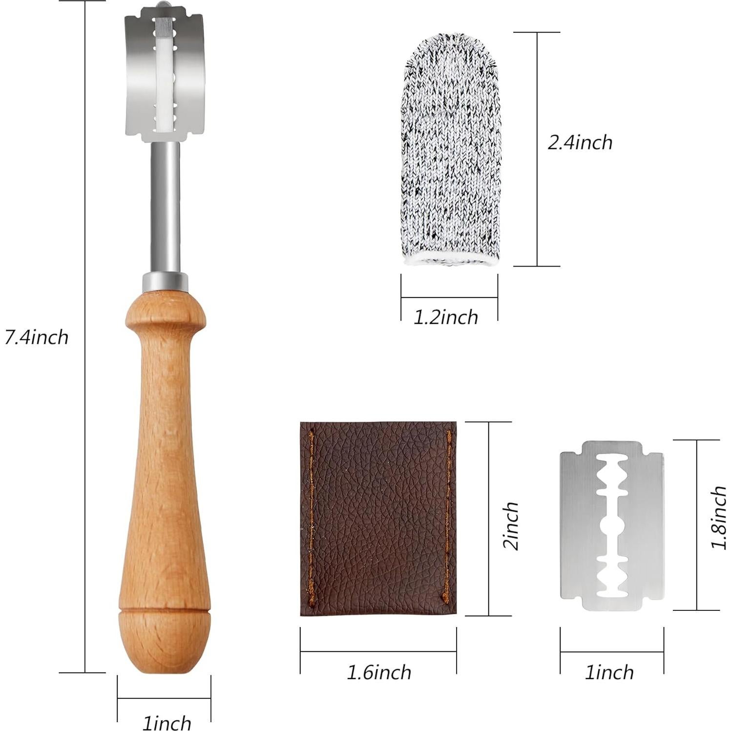 Cuchillo Cortador de Pan Sourdough Vinoil - 10 Cuchillas Inoxidable