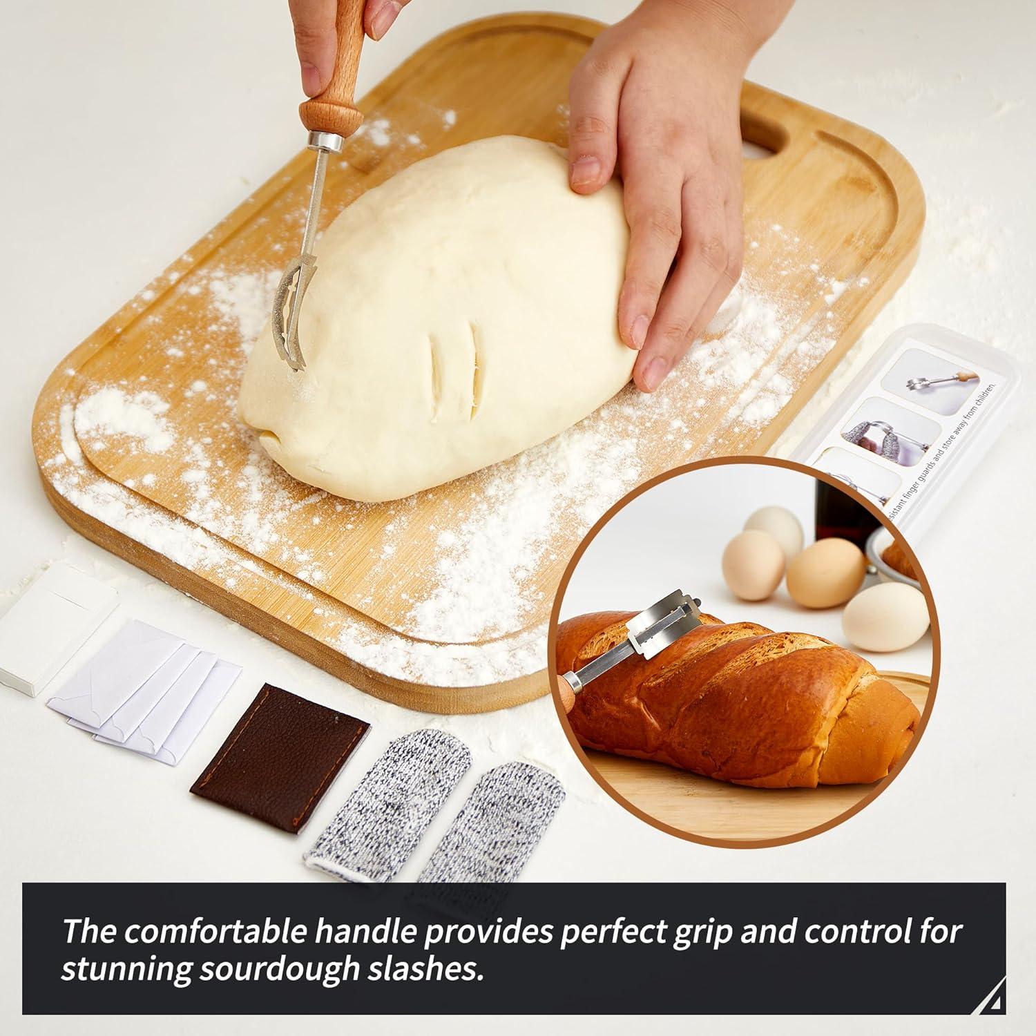 Cuchillo Cortador de Pan Sourdough Vinoil - 10 Cuchillas Inoxidable