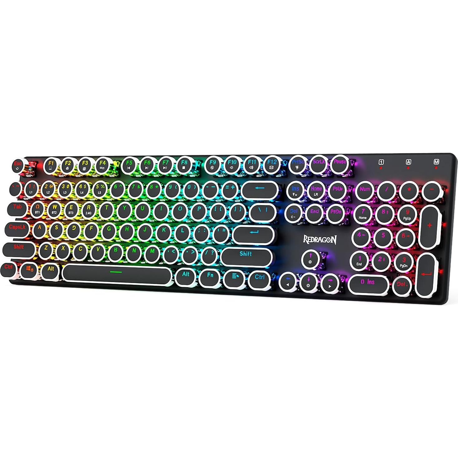 Teclado Mecánico Inalámbrico Redragon K710 Retroiluminado RGB