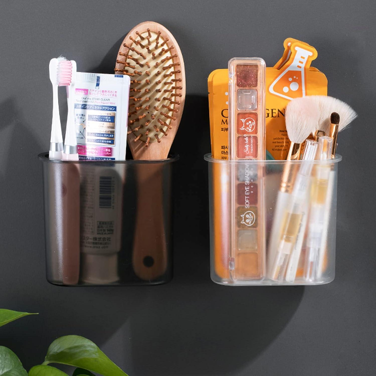 Soporte de Cepillo de Dientes Montado en Pared Kulusion Negro - 2 Piezas