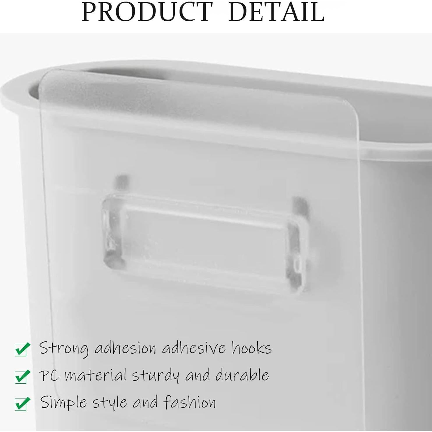 Soporte de Cepillo de Dientes Montado en Pared Kulusion Negro - 2 Piezas