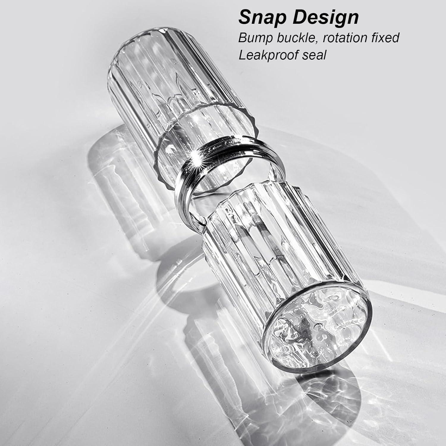 Estuches Transparentes para Cepillo y Pasta de Dientes FQDGTFA