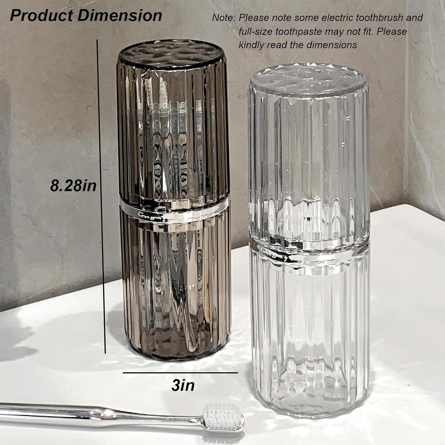 Estuches Transparentes para Cepillo y Pasta de Dientes FQDGTFA