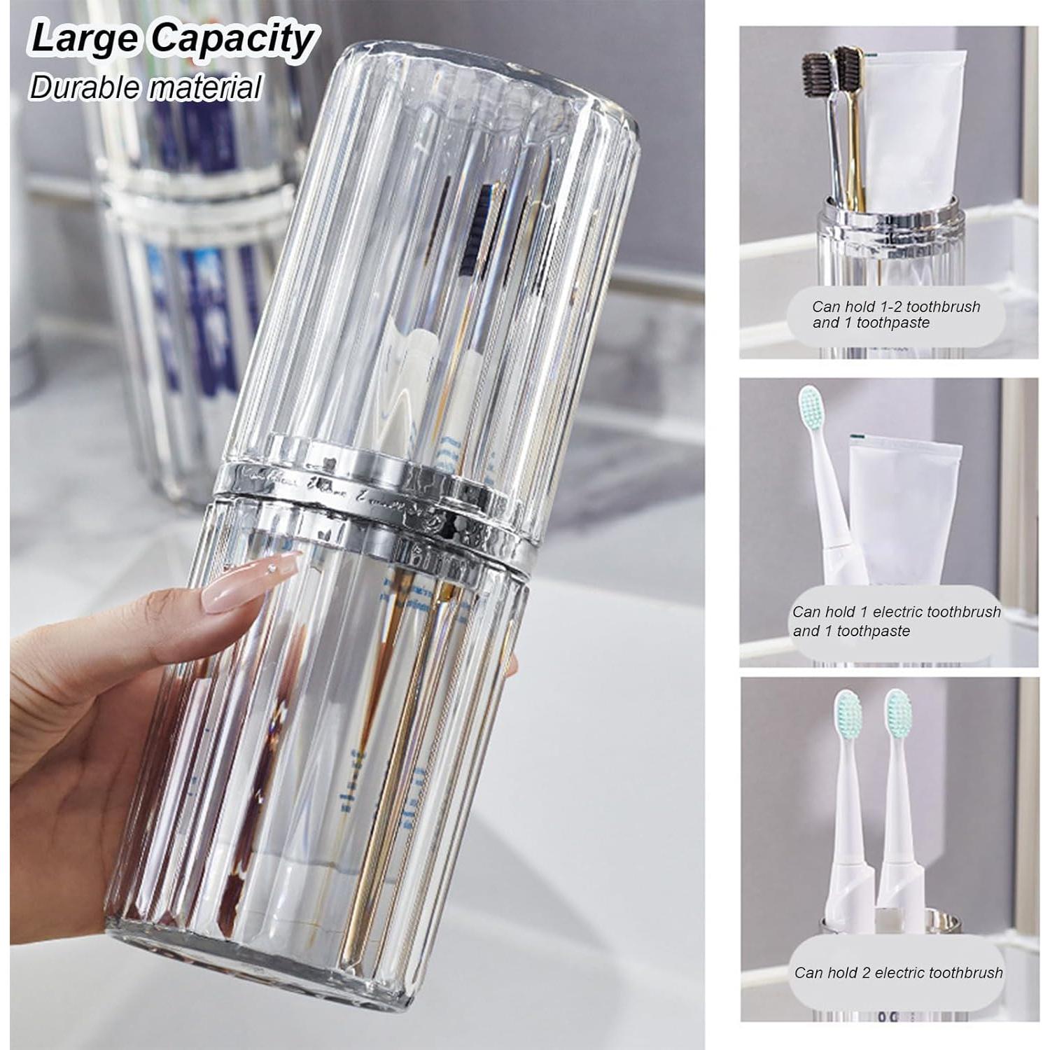 Estuches Transparentes para Cepillo y Pasta de Dientes FQDGTFA