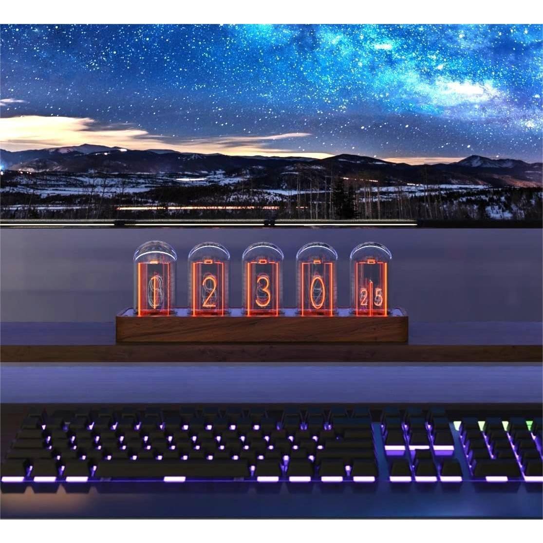 Reloj de Tubo Nixie ClocTeck CT-002 con Wi-Fi y Alarma