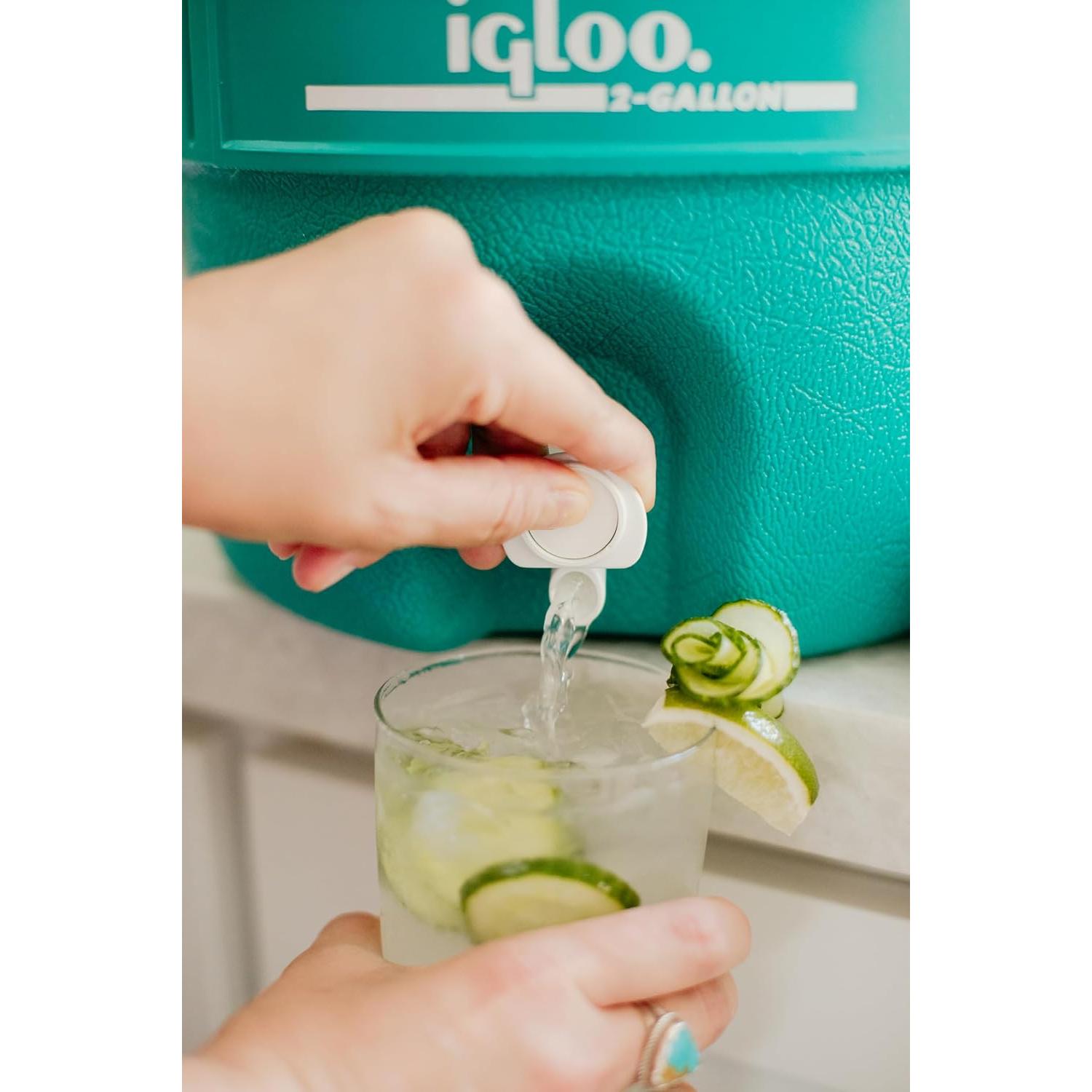 Jarra Enfriadora Retro Igloo 2 Galones Jade BPA Free