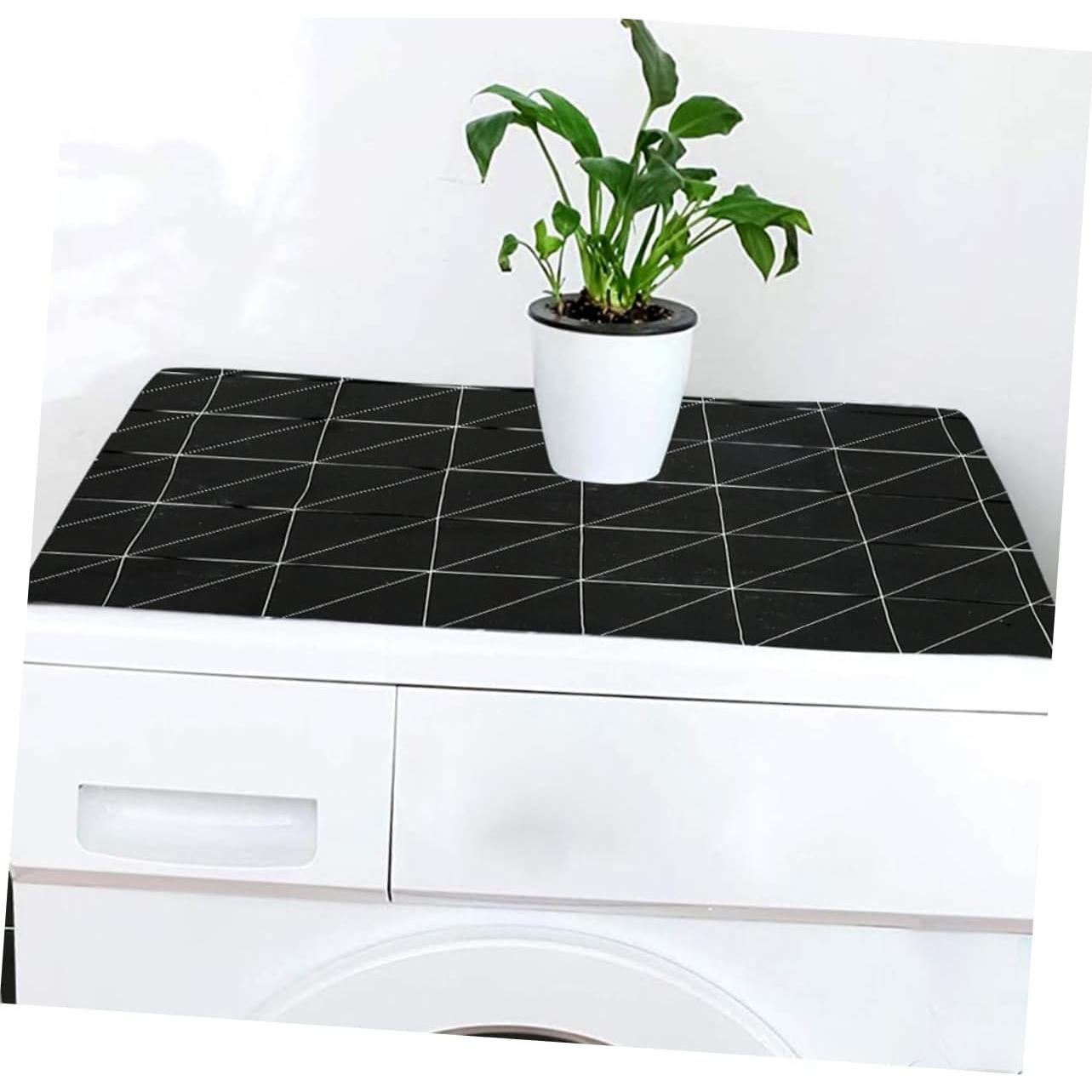 Cubierta Protectora de Lino Beatifufu para Refrigerador y Lavadora 90x30cm