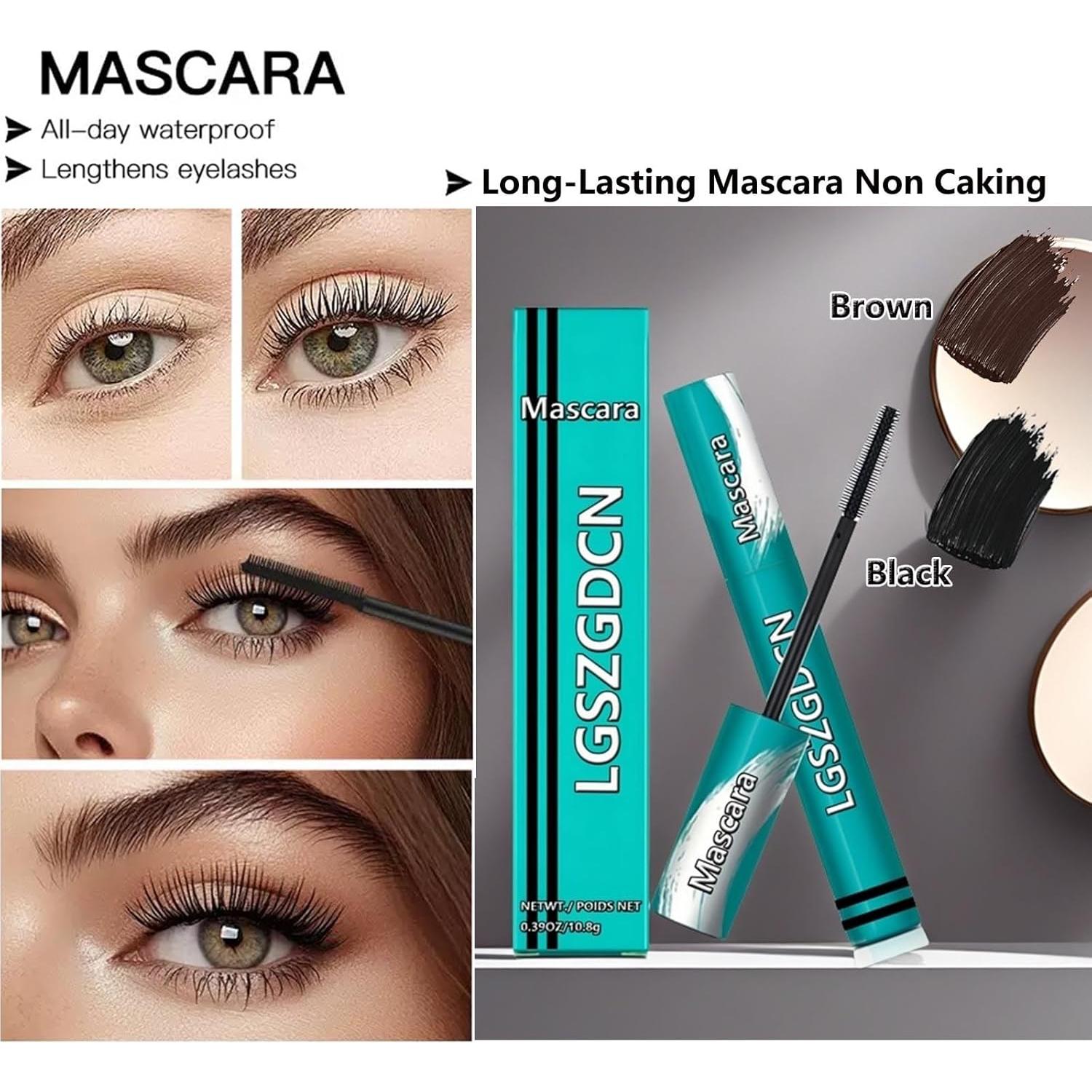 Máscara Voluminizadora Lgszgdcn 5.9 ml Negra a Prueba de Agua