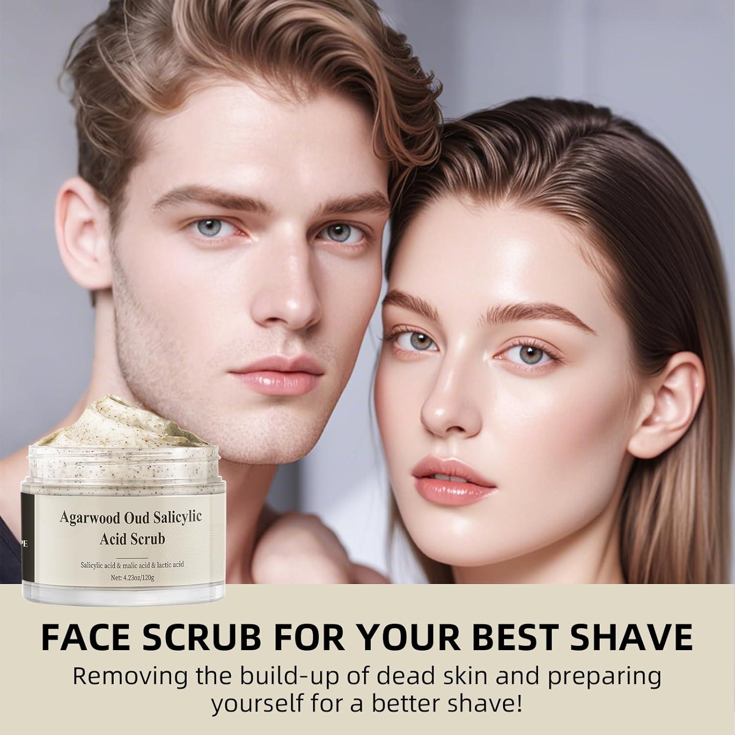 Exfoliante Facial Natural Oud de Agarwood 199g - Salicilico