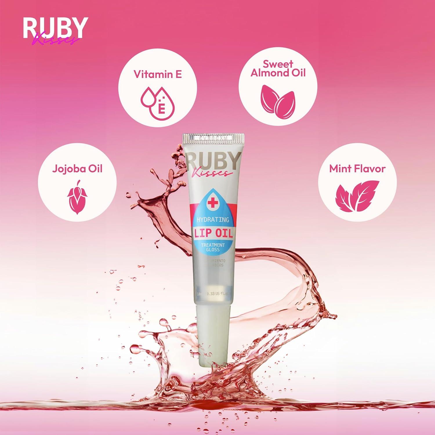 Aceite Hidratante para Labios Ruby Kisses RLO01 2 Pack 9.86 ml