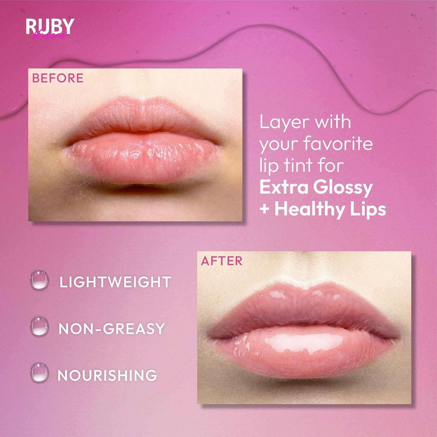 Aceite Hidratante para Labios Ruby Kisses RLO01 2 Pack 9.86 ml
