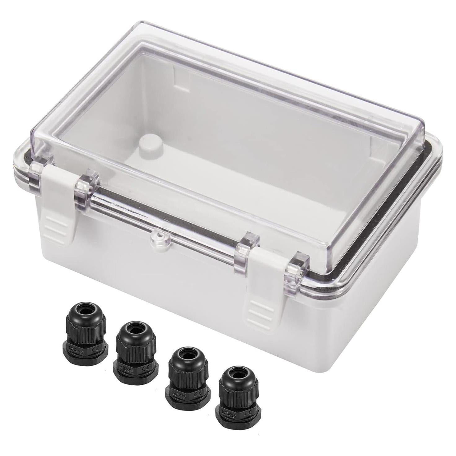 Caja de Conexión IP67 Laisomeke 150x100x70mm Gris Transparente