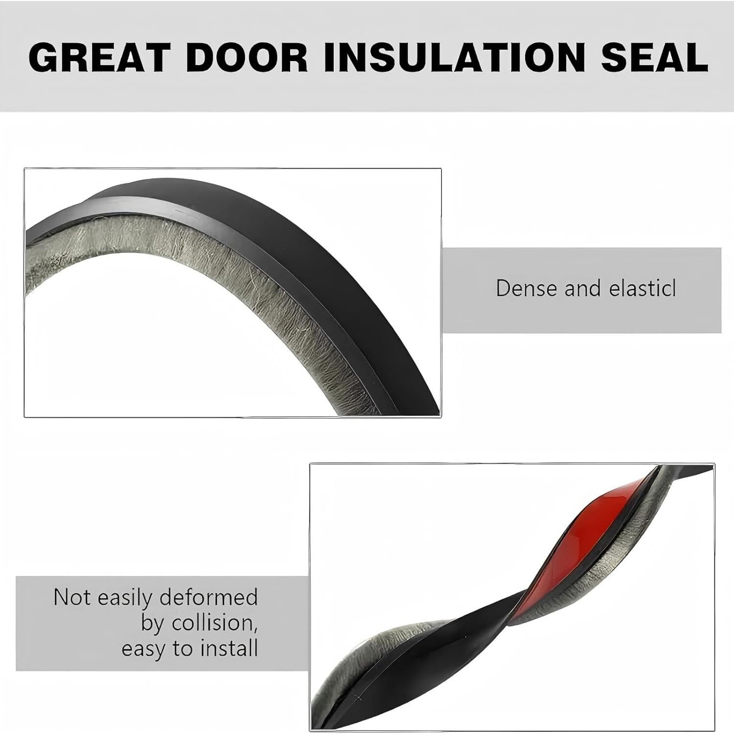 Tapón de Puerta con Cepillo Bengbushatuxin 100cm Negro