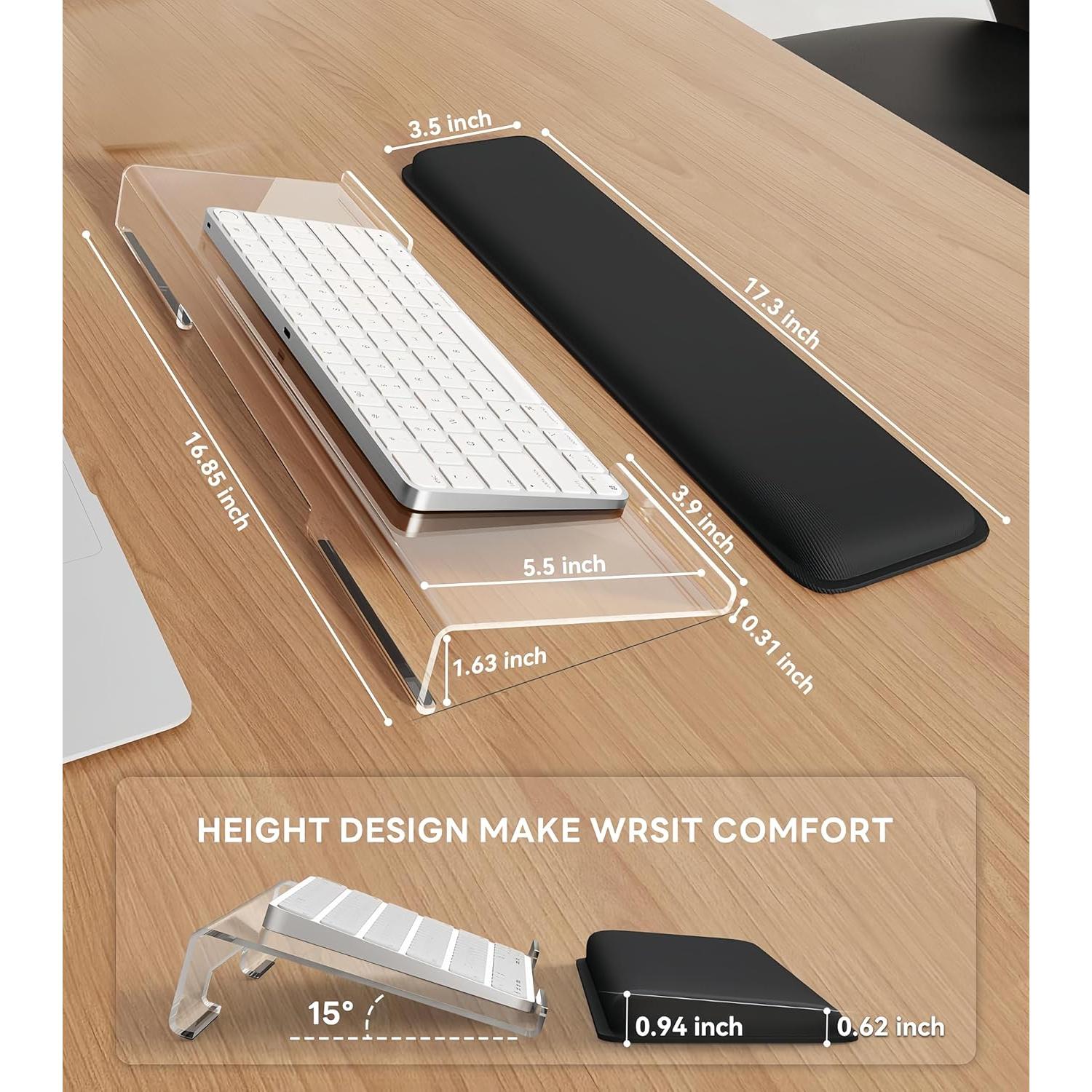 Soporte para Reposamuñecas Ergonómico ShunChengFa Acrílico