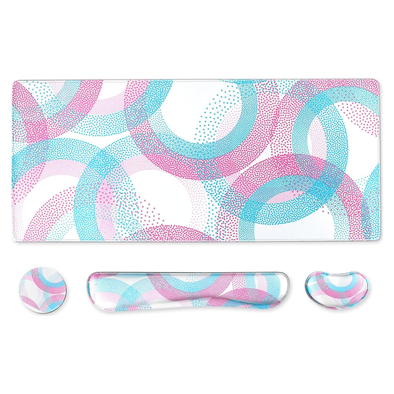 Conjunto de Alfombrilla de Ratón Grande NXZGO con Reposamuñecas