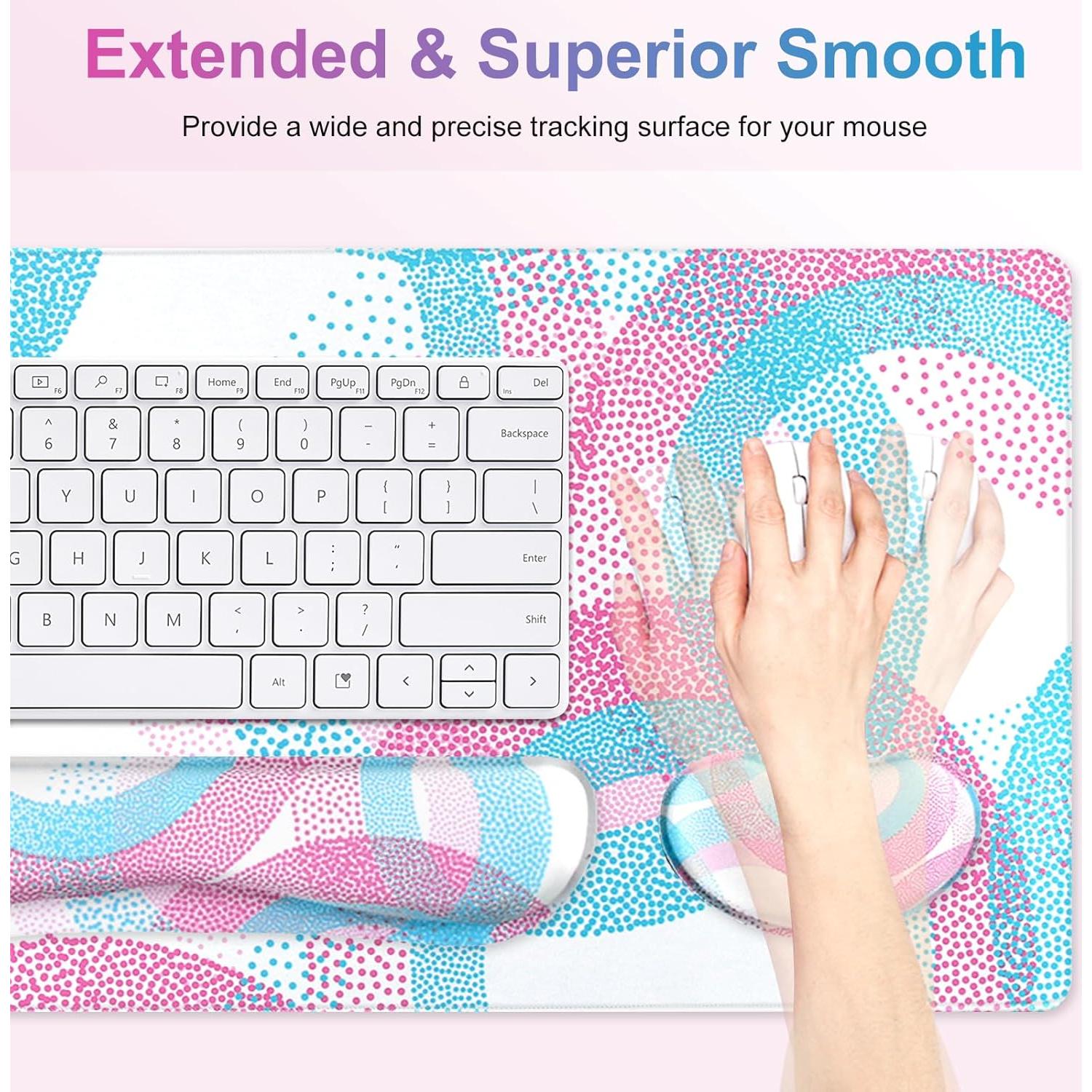 Conjunto de Alfombrilla de Ratón Grande NXZGO con Reposamuñecas