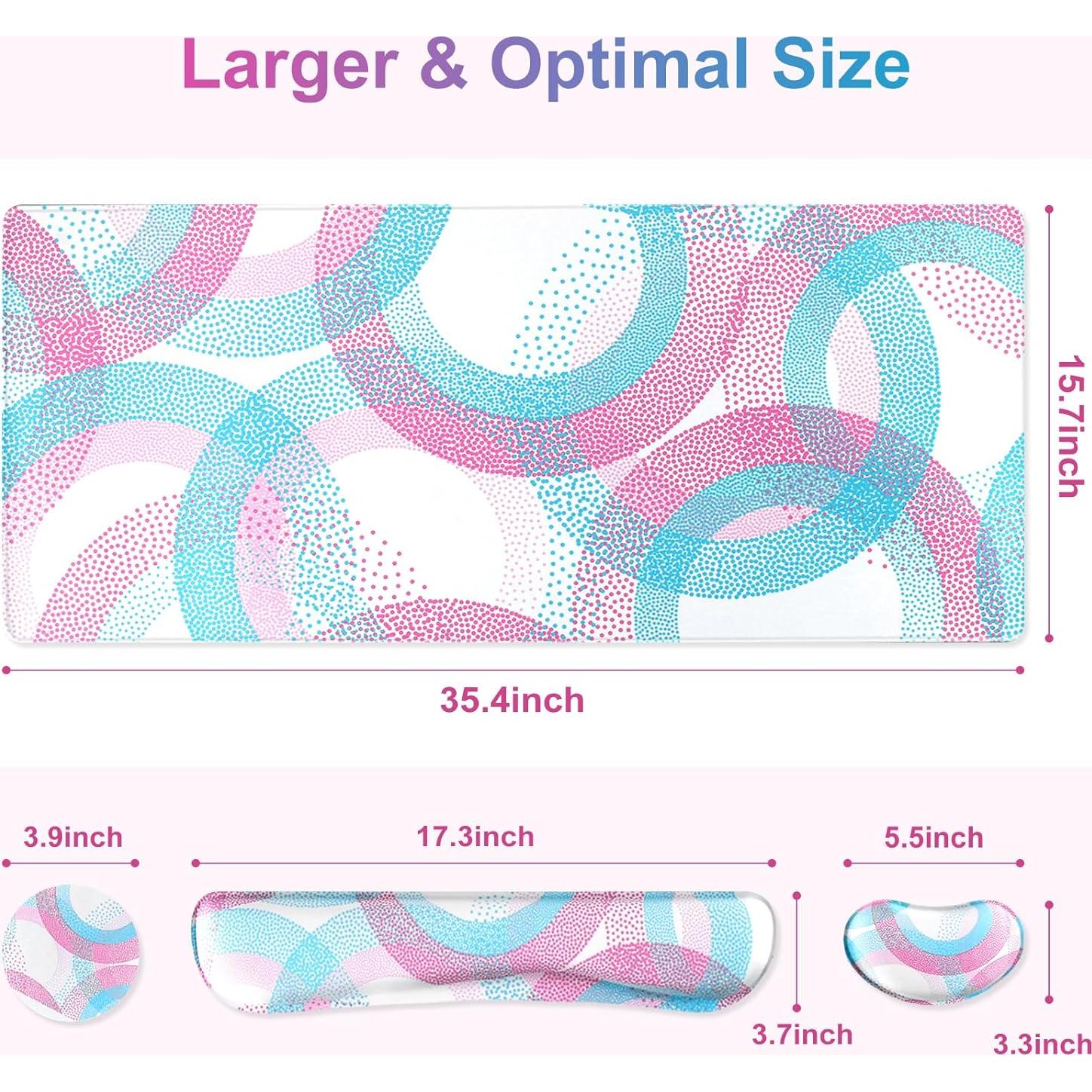 Conjunto de Alfombrilla de Ratón Grande NXZGO con Reposamuñecas