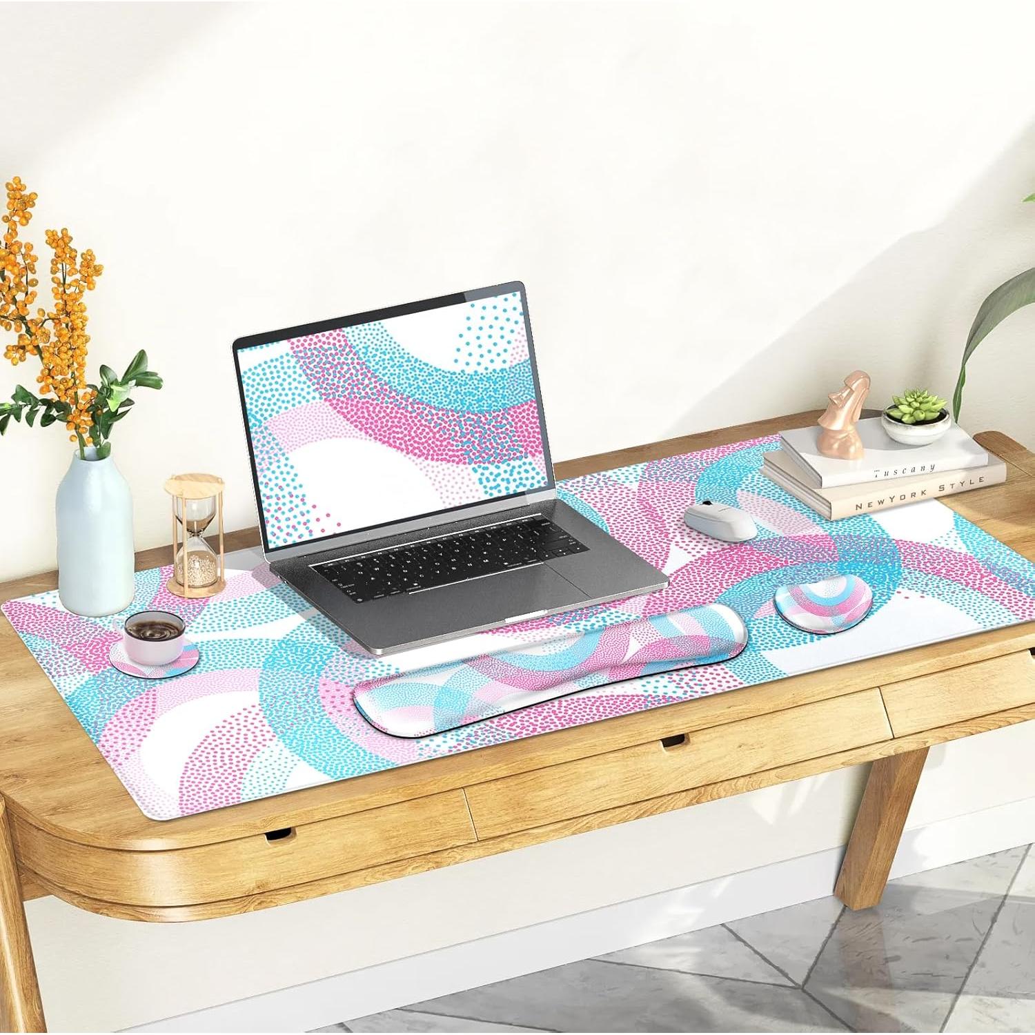 Conjunto de Alfombrilla de Ratón Grande NXZGO con Reposamuñecas