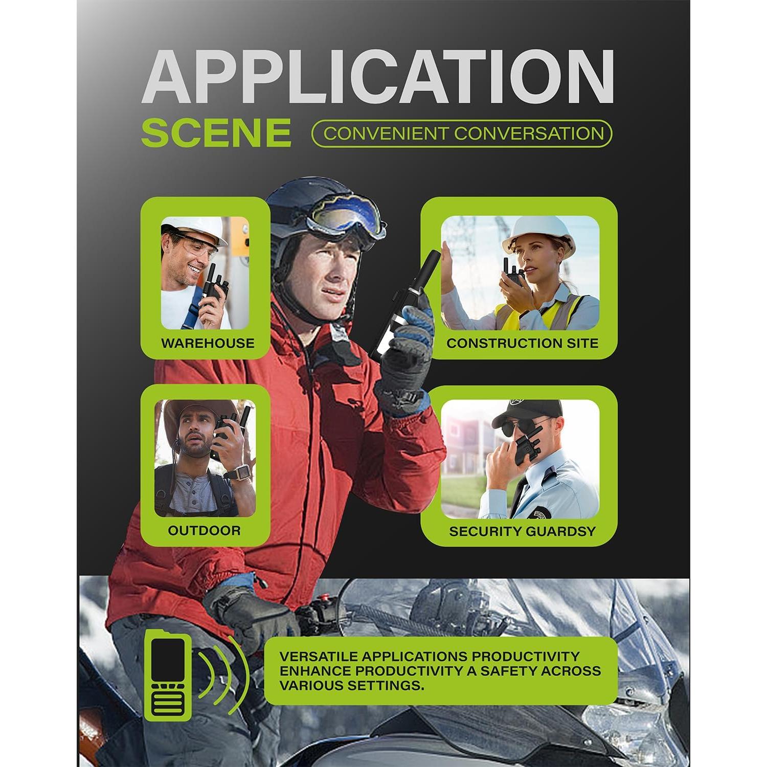 Radios de Comunicación 4G LTE GlobalPTT G6plus con GPS y SOS