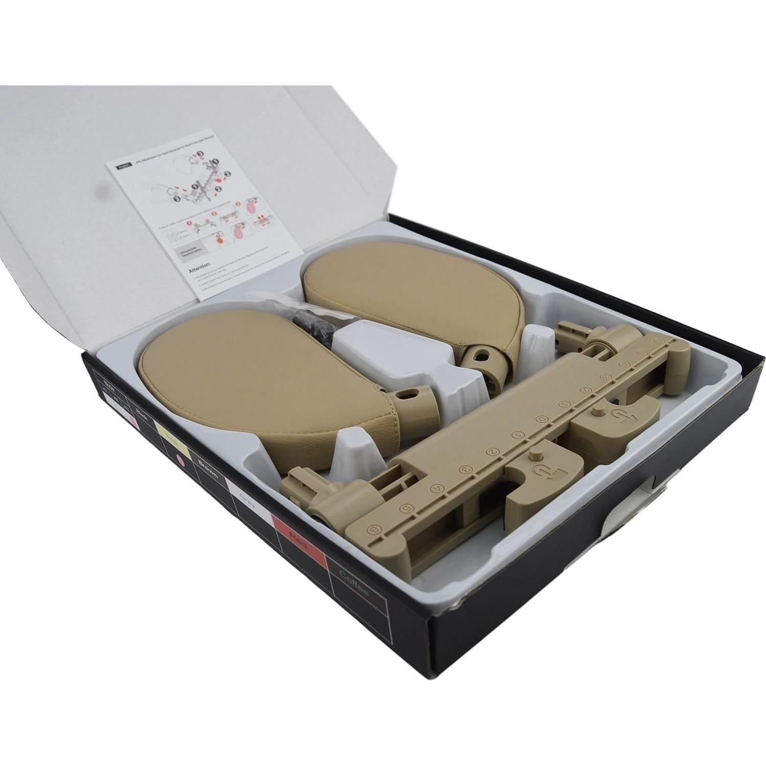 Cojín de Reposacabezas Ajustable PartsTo para Viaje - Beige