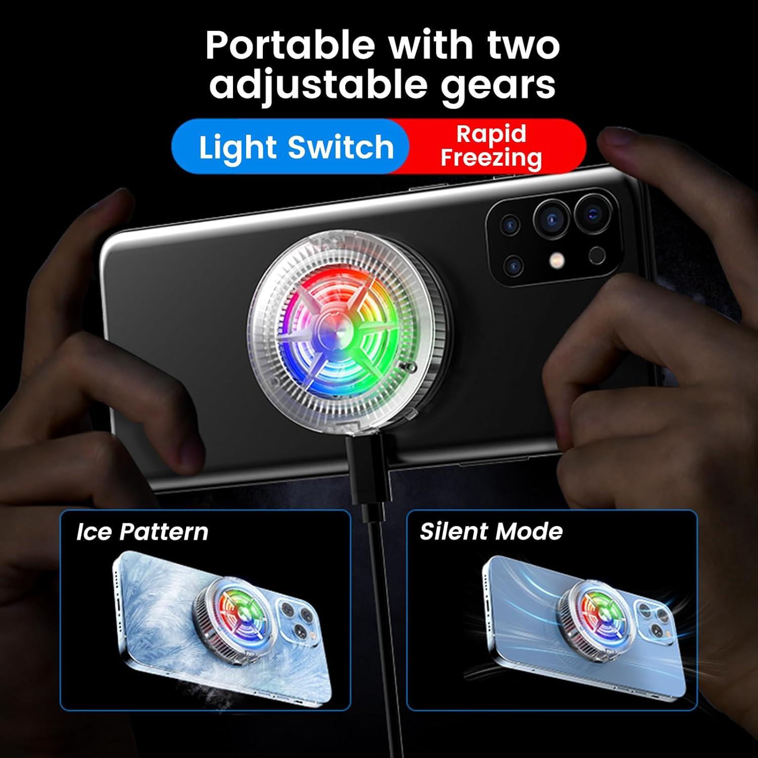 Enfriador de Teléfono LOCZAR S1 USB Semiconductores RGB 90g