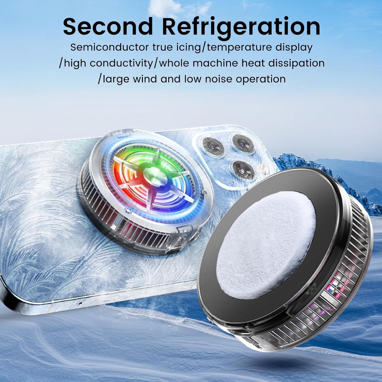 Enfriador de Teléfono LOCZAR S1 USB Semiconductores RGB 90g