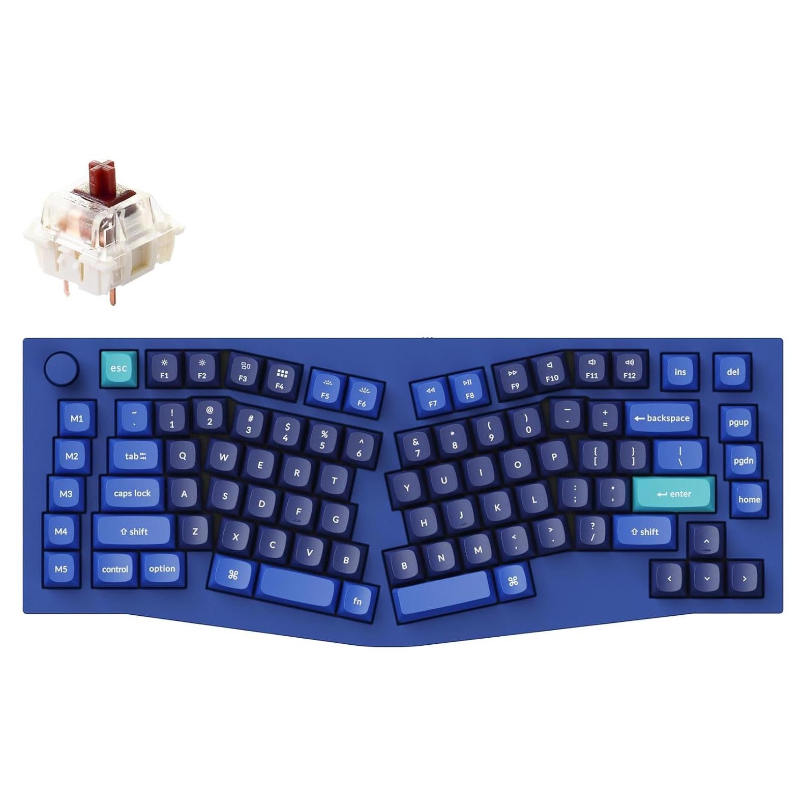 Teclado Mecánico Keychron Q10 75% Programable Gateron Marrón