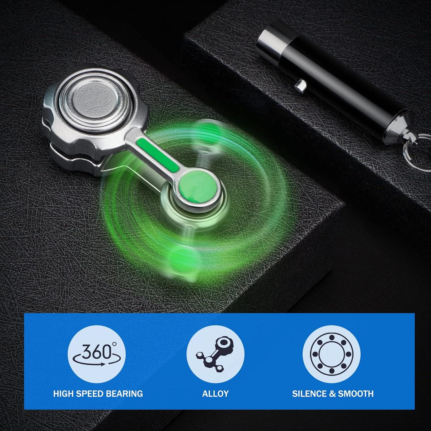 Spinner Fidget Luminiscente LNCOJOLM 6.5cm Alivio Estrés
