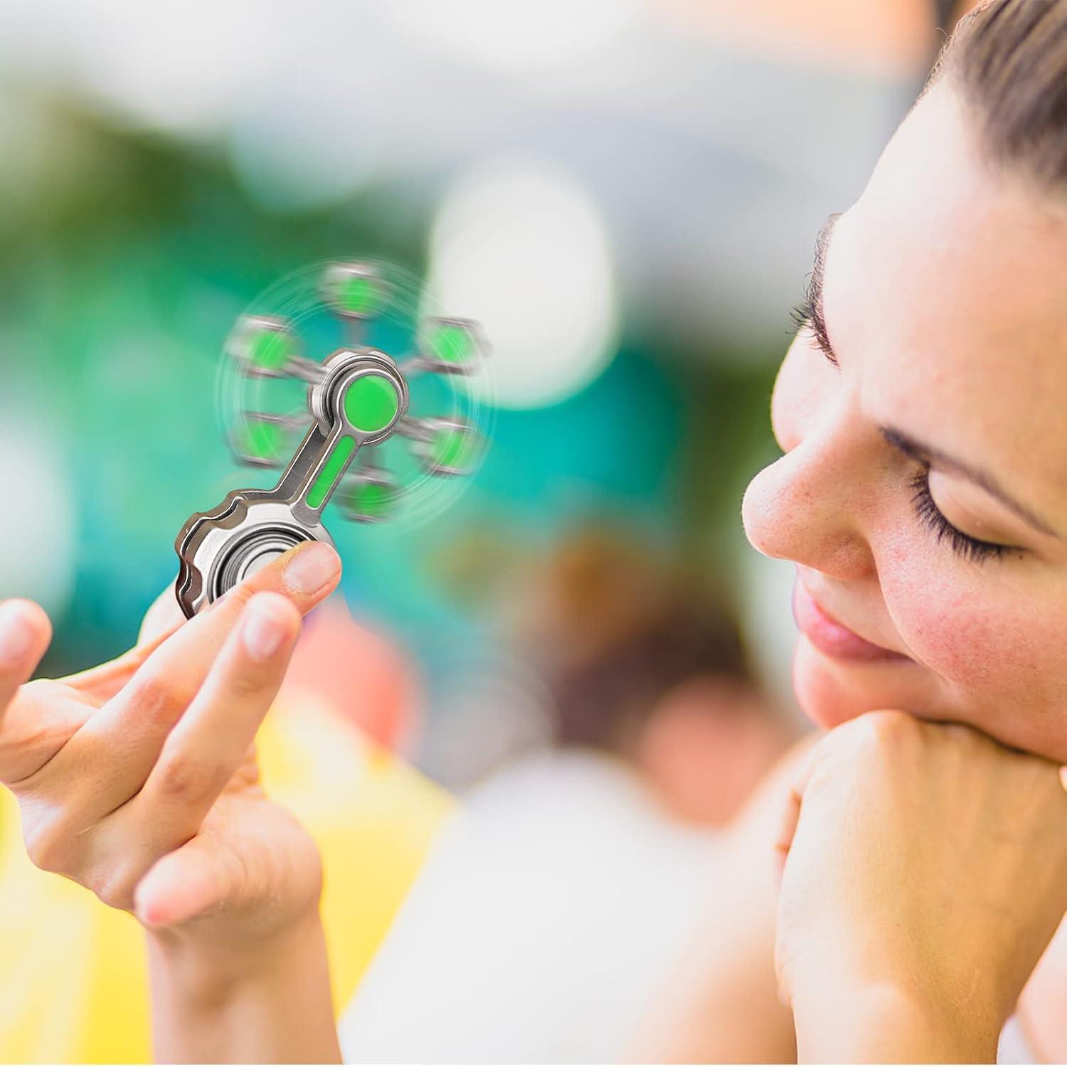 Spinner Fidget Luminiscente LNCOJOLM 6.5cm Alivio Estrés