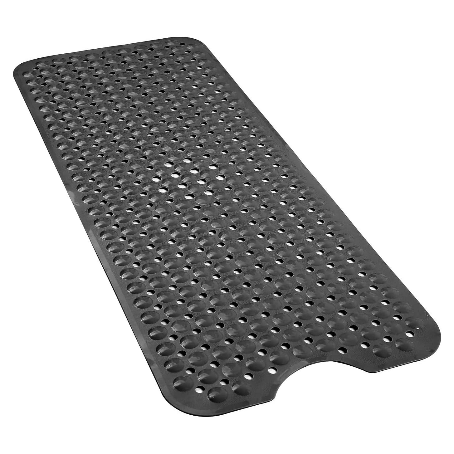 Alfombra de Baño Antideslizante FLMHT 101.6x40.6cm Negra