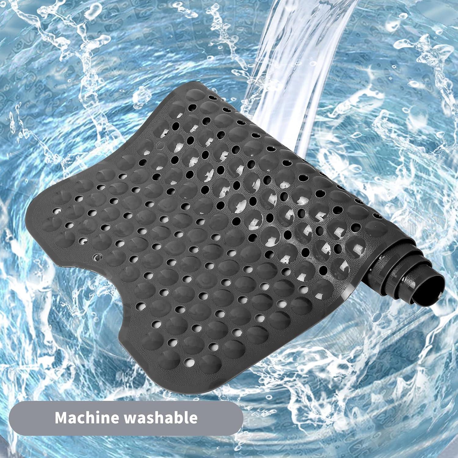 Alfombra de Baño Antideslizante FLMHT 101.6x40.6cm Negra