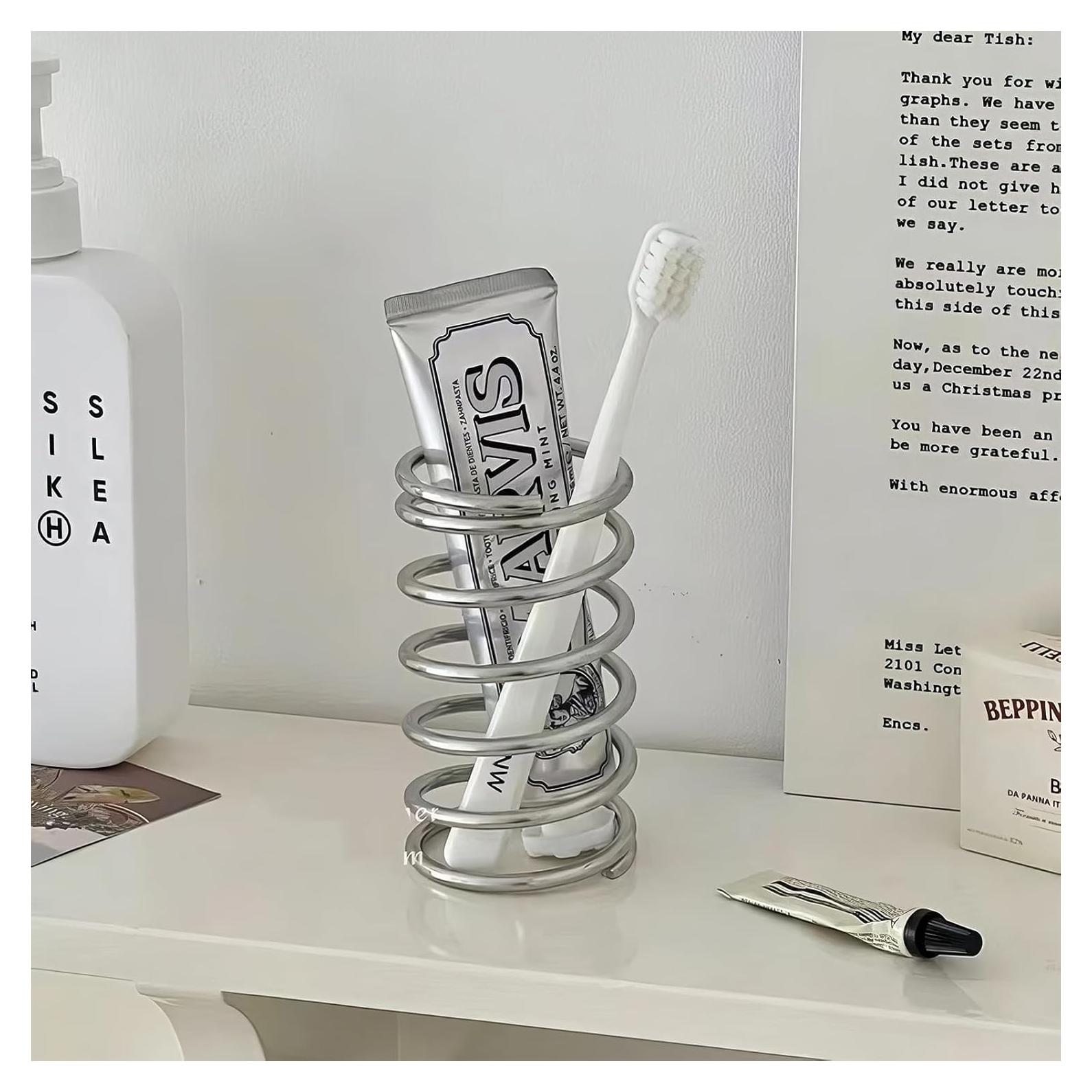 Soporte de Cepillo de Dientes WREWING Acero Inoxidable Plateado