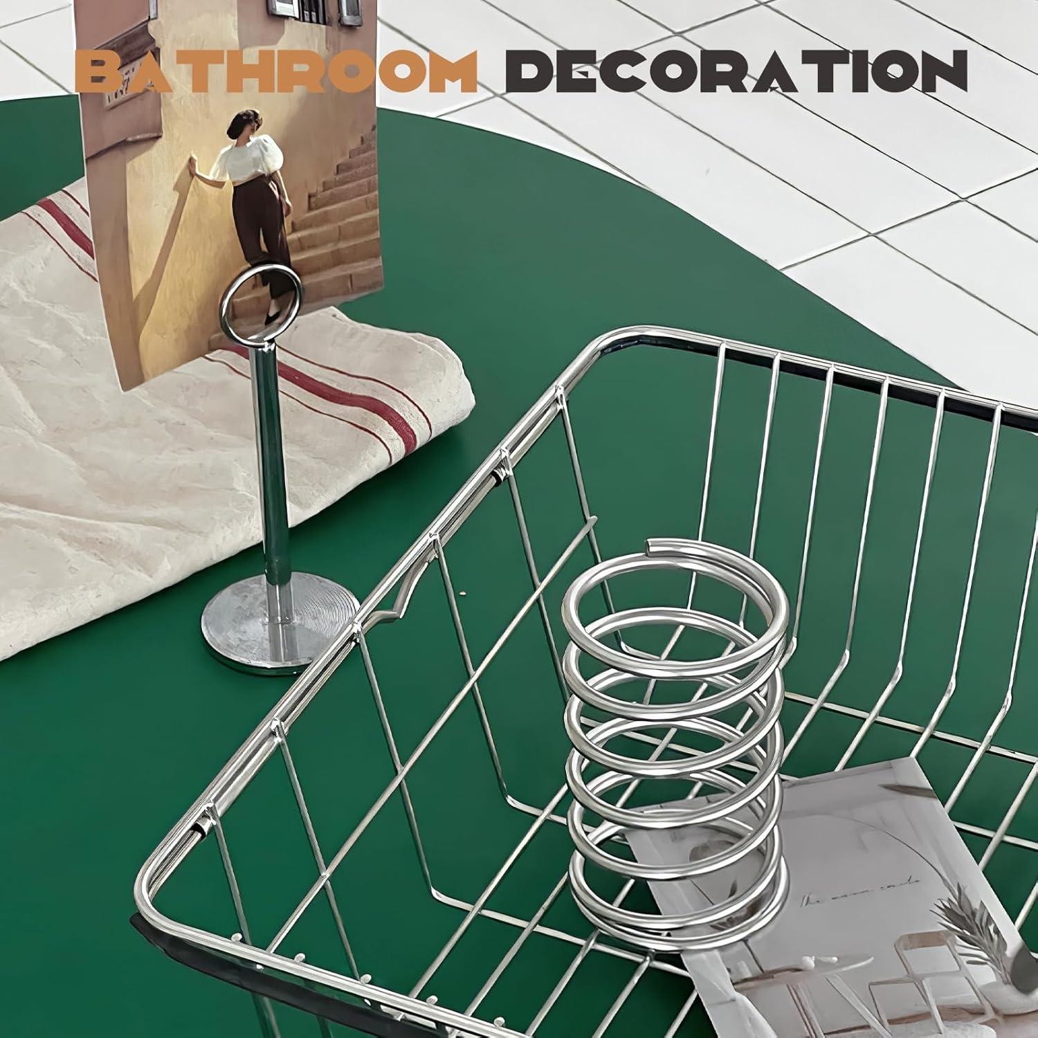 Soporte de Cepillo de Dientes WREWING Acero Inoxidable Plateado