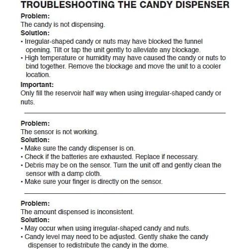 Dispensador de Dulces Automático Sharper Image 22.9cm