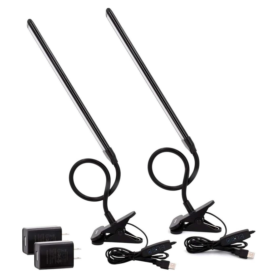 Lámpara de Clip CeSunlight B03 con 3 Temperaturas y 10 Brillos