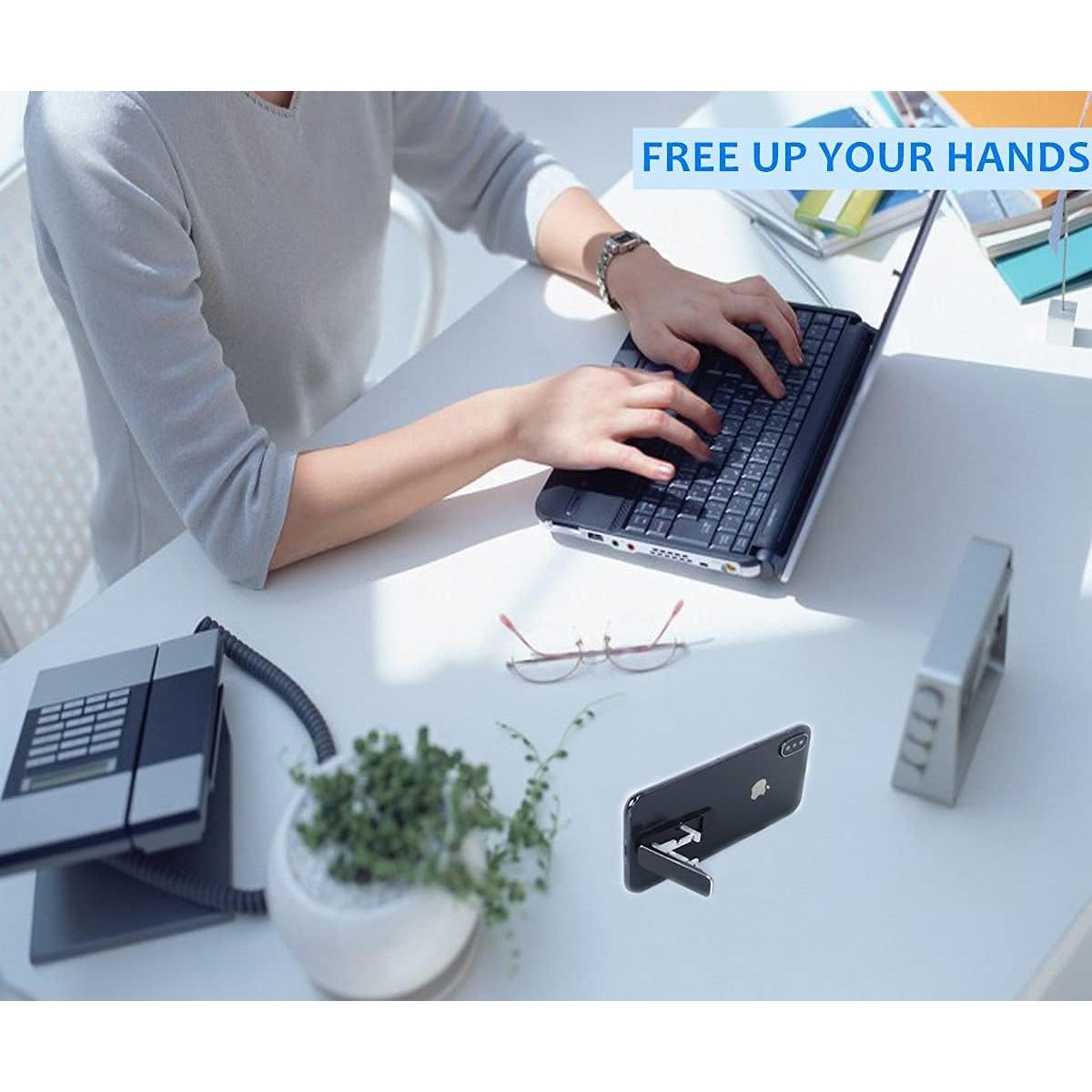 Soporte para Teléfono Litewon Ajustable Negro - Adhesivo Fuerte