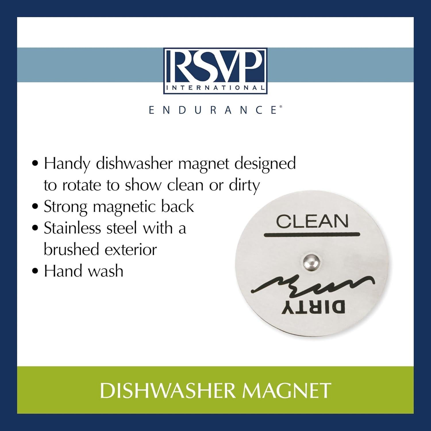 Imán Rotativo de Acero Inoxidable RSVP 5.72 cm para Cocina